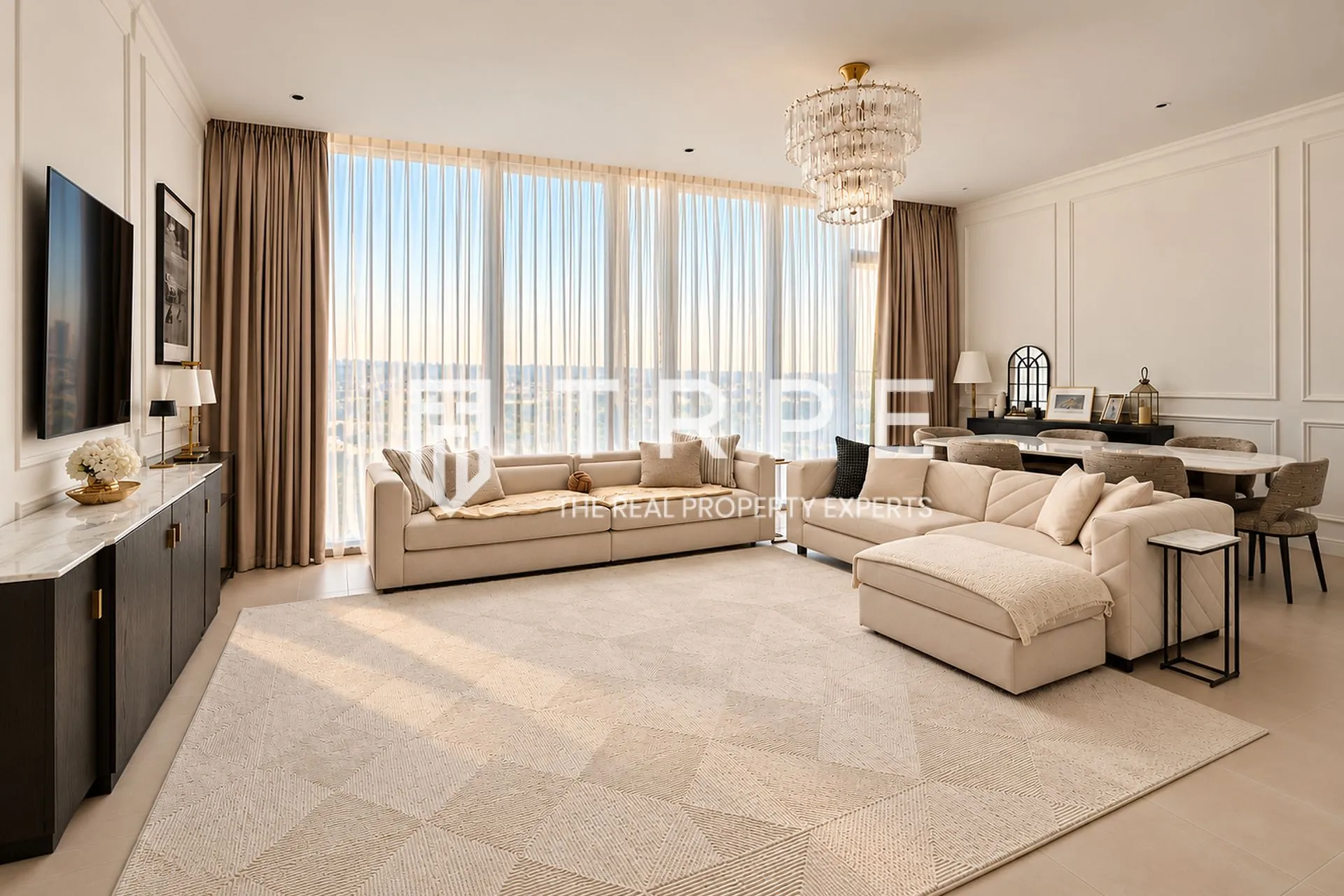 Fully Furnished | 2 Beds + Maid | Lagoon Views