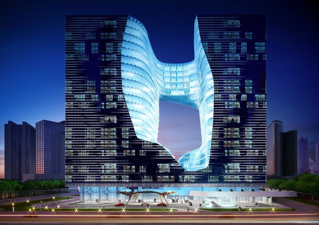 The Opus designed by Zaha Hadid