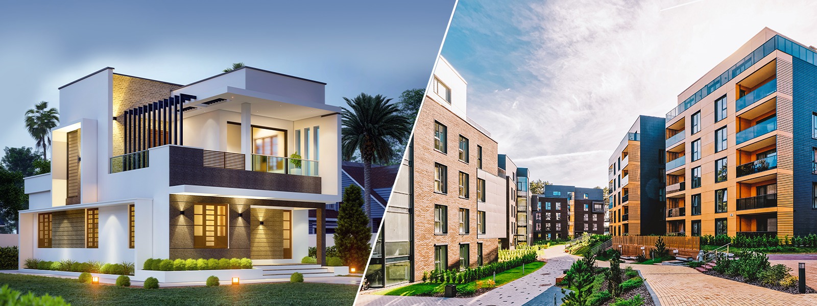 What Is the Difference Between a Townhouse and a Villa?